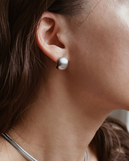 Minimal Dome Stud Earrings
