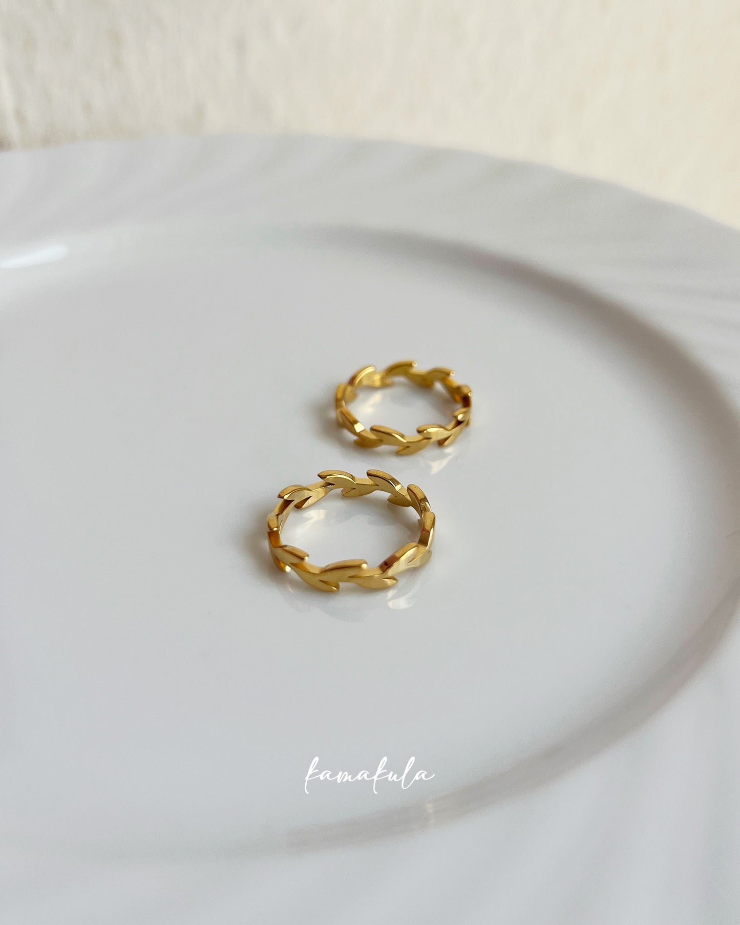 Gold Olive Leaf Ring