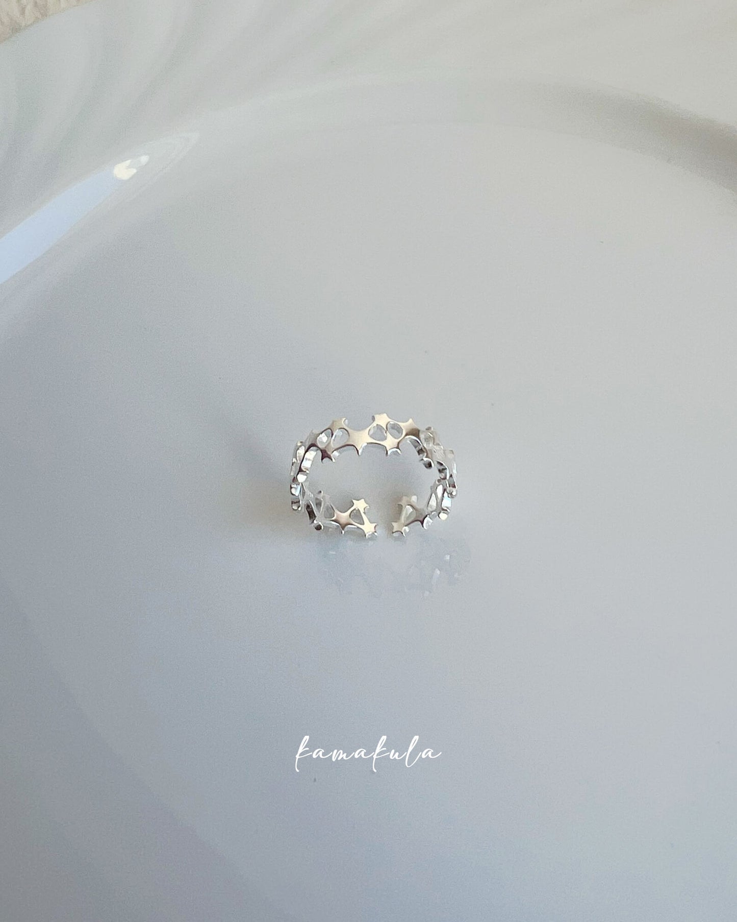 Hermia 925 Silver Star Ring