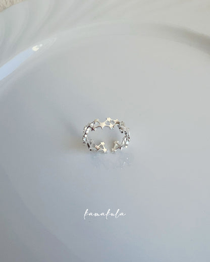 Hermia 925 Silver Star Ring