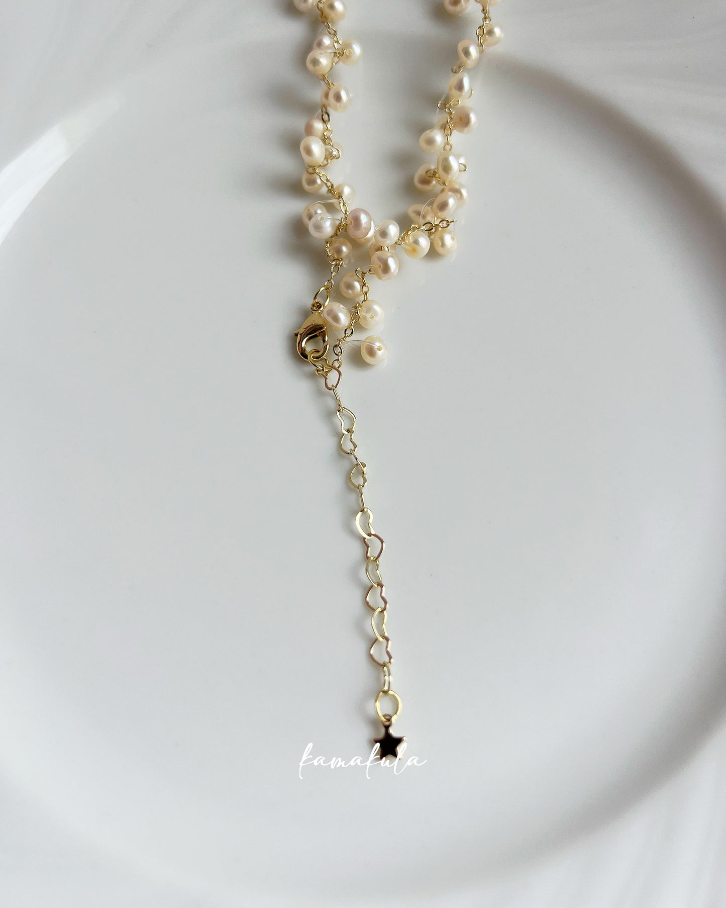 Jasmine Pearl Choker Necklace