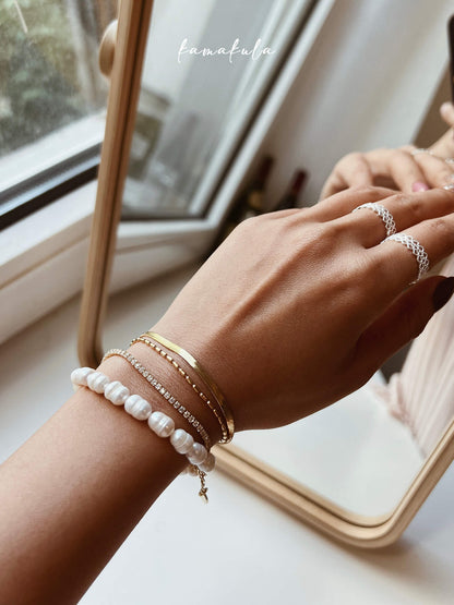 Two-row Snake Chain Bracelet