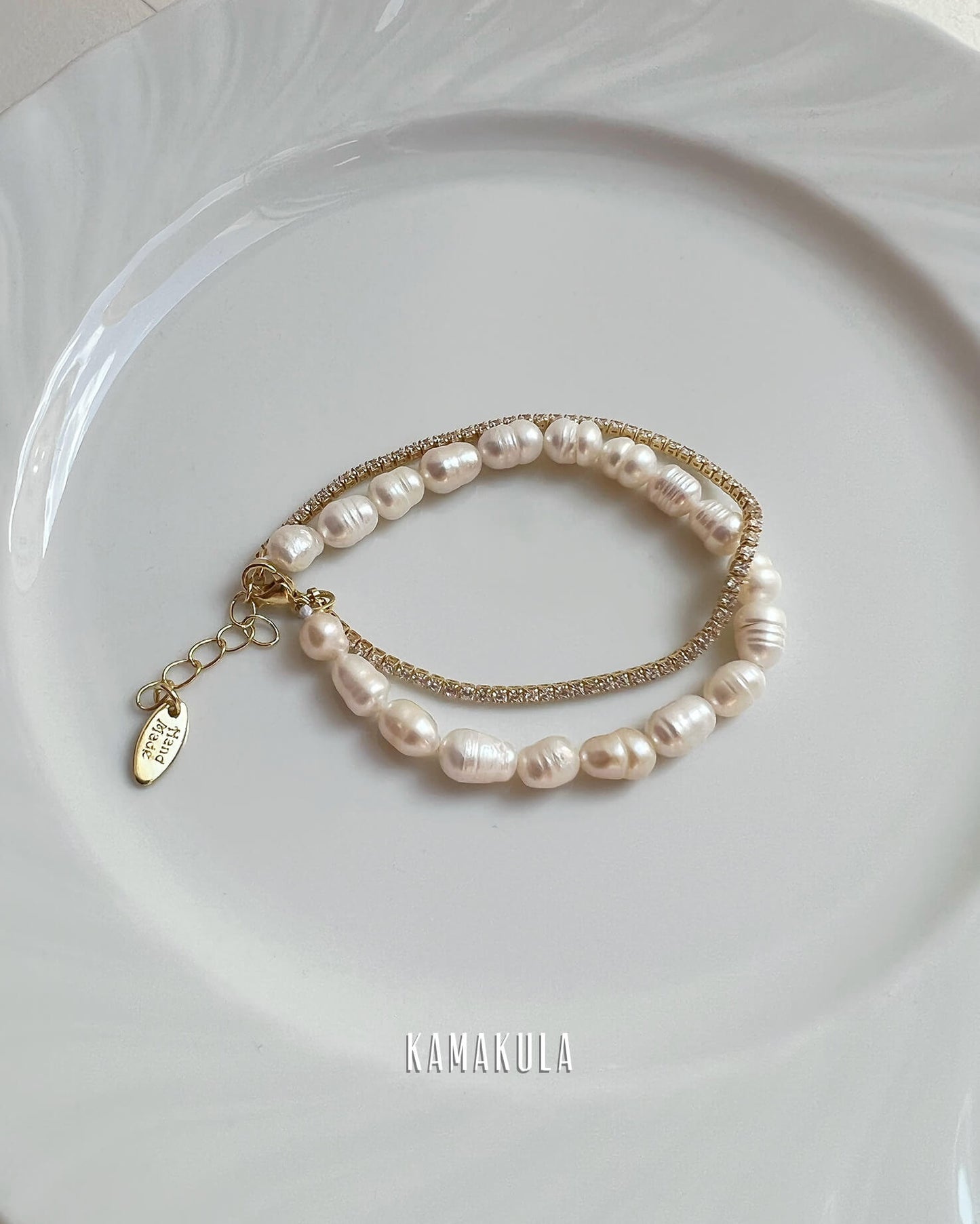 Dual Strand Pearl Bracelet