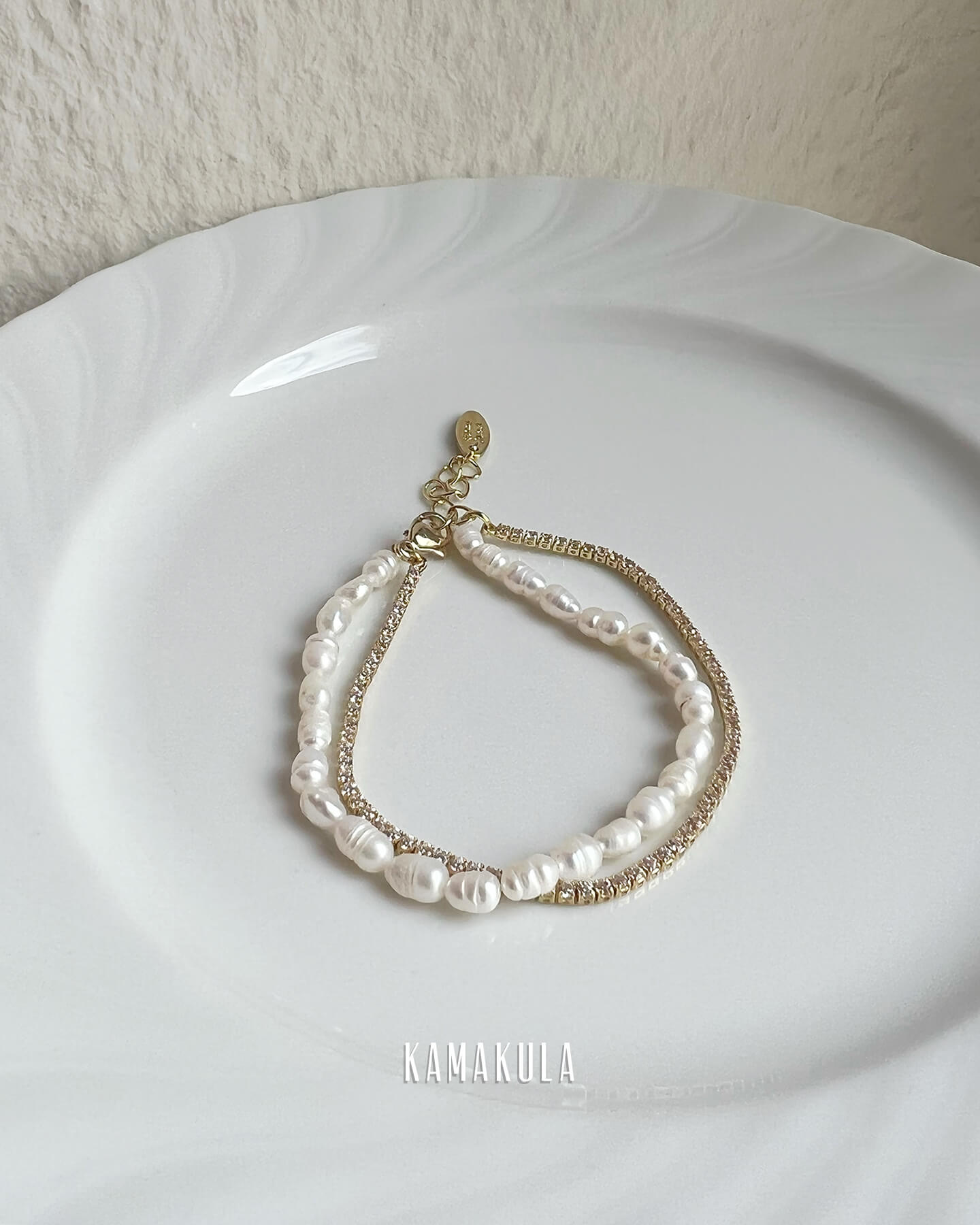 Dual Strand Pearl Bracelet