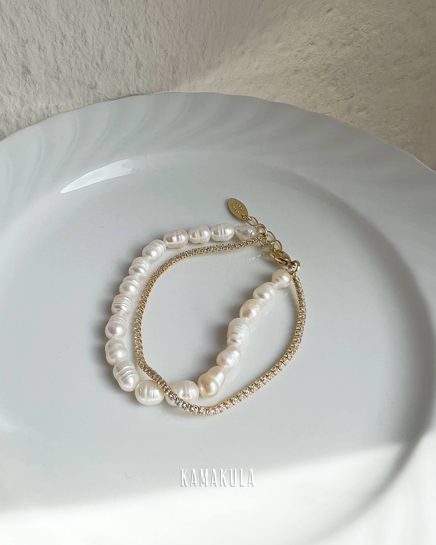 Dual Strand Pearl Bracelet