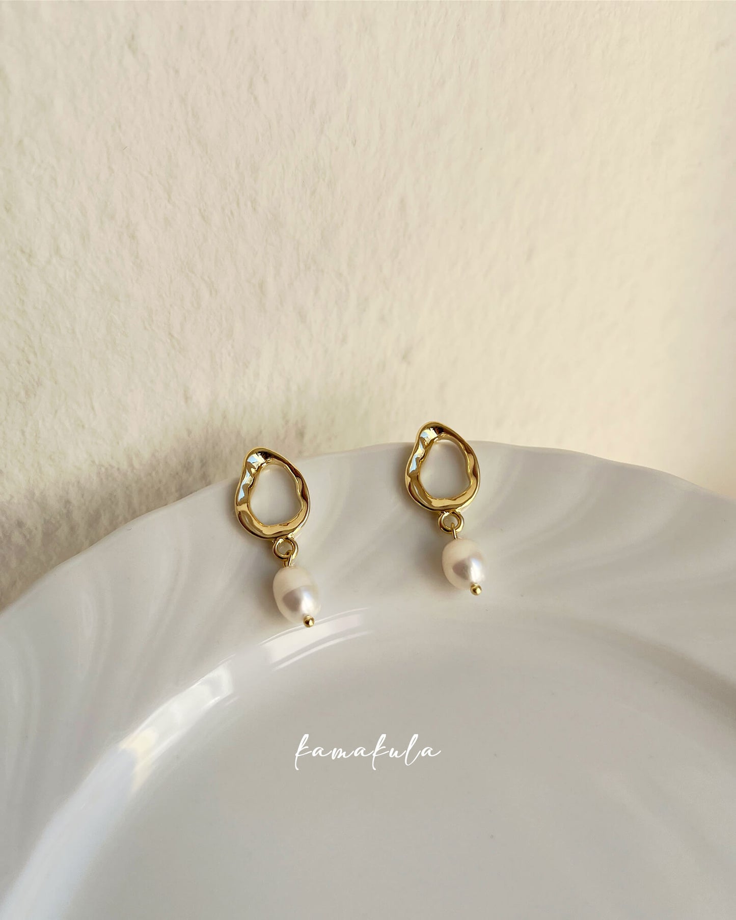 Mathilda Pearl Drop Earrings