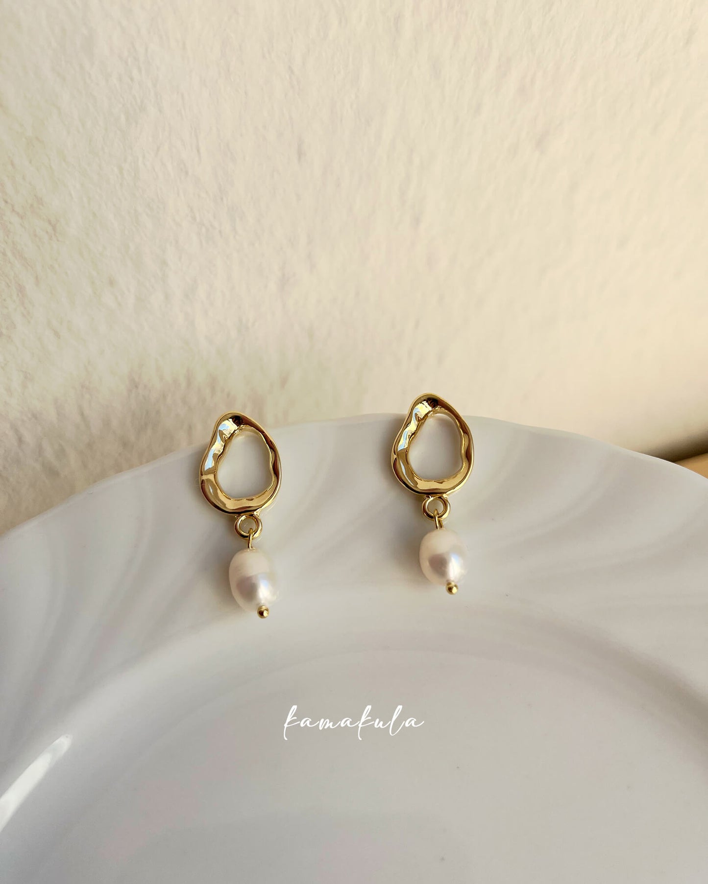 Mathilda Pearl Drop Earrings