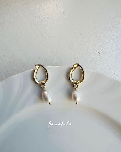 Mathilda Pearl Drop Earrings