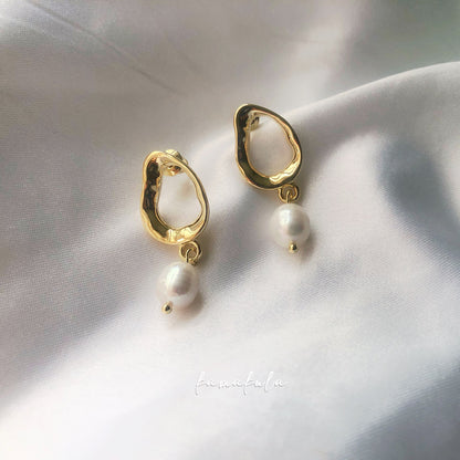 Mathilda Pearl Drop Earrings