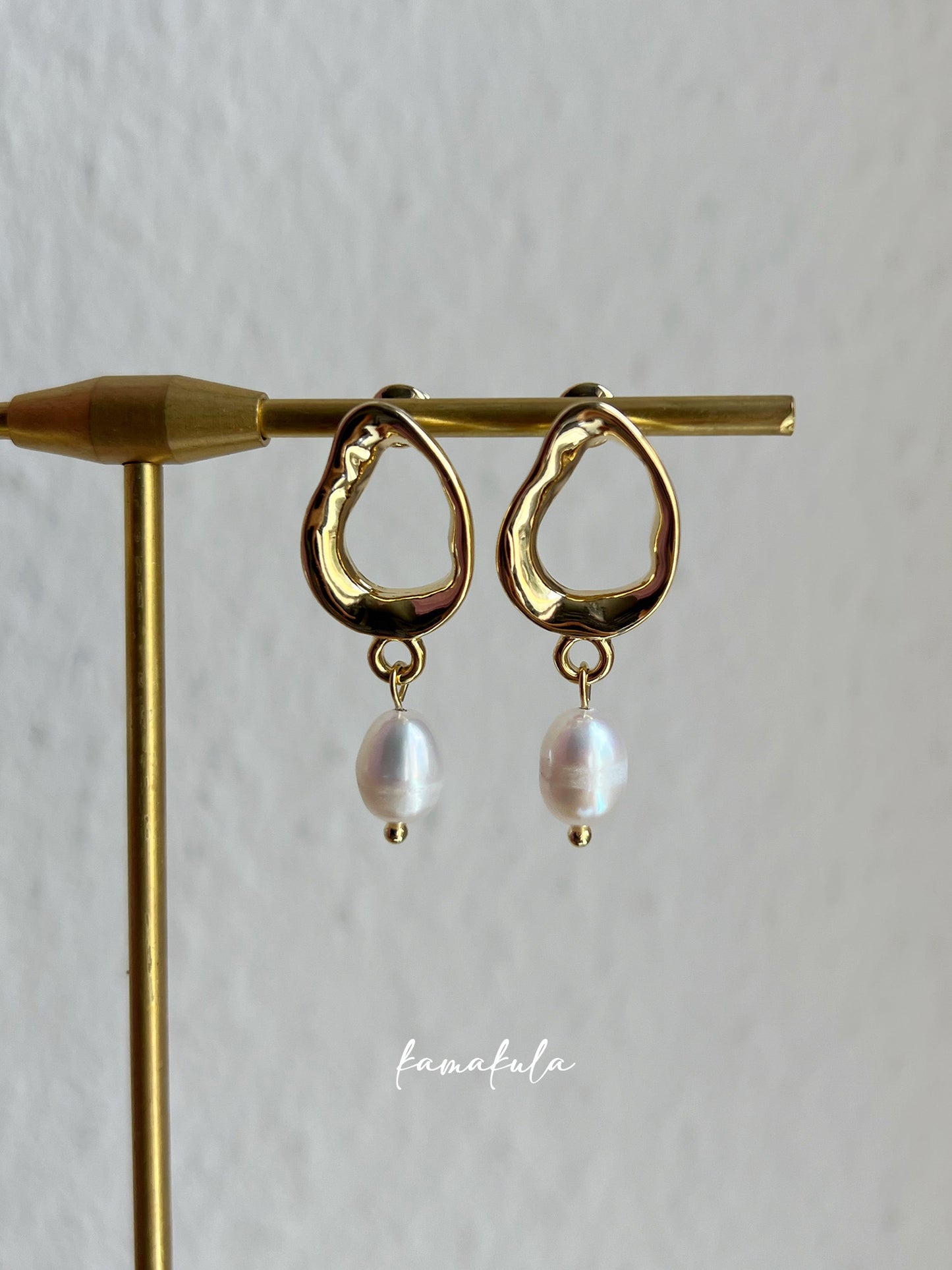 Mathilda Pearl Drop Earrings