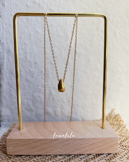 Minimal Dew Drop Necklace