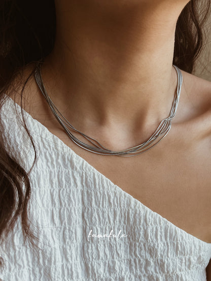 Multi Layer Cord Necklace