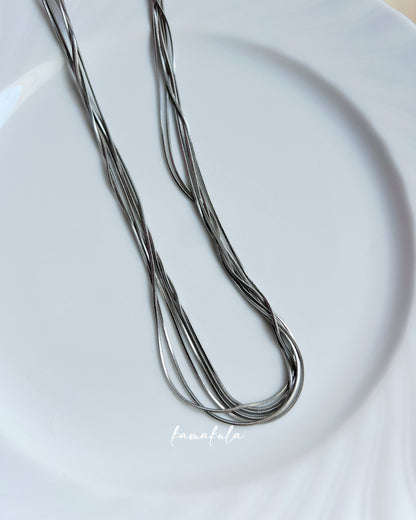 Multi Layer Cord Necklace