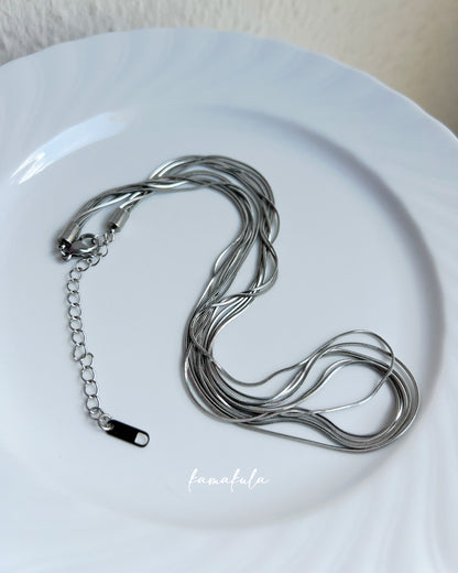 Multi Layer Cord Necklace