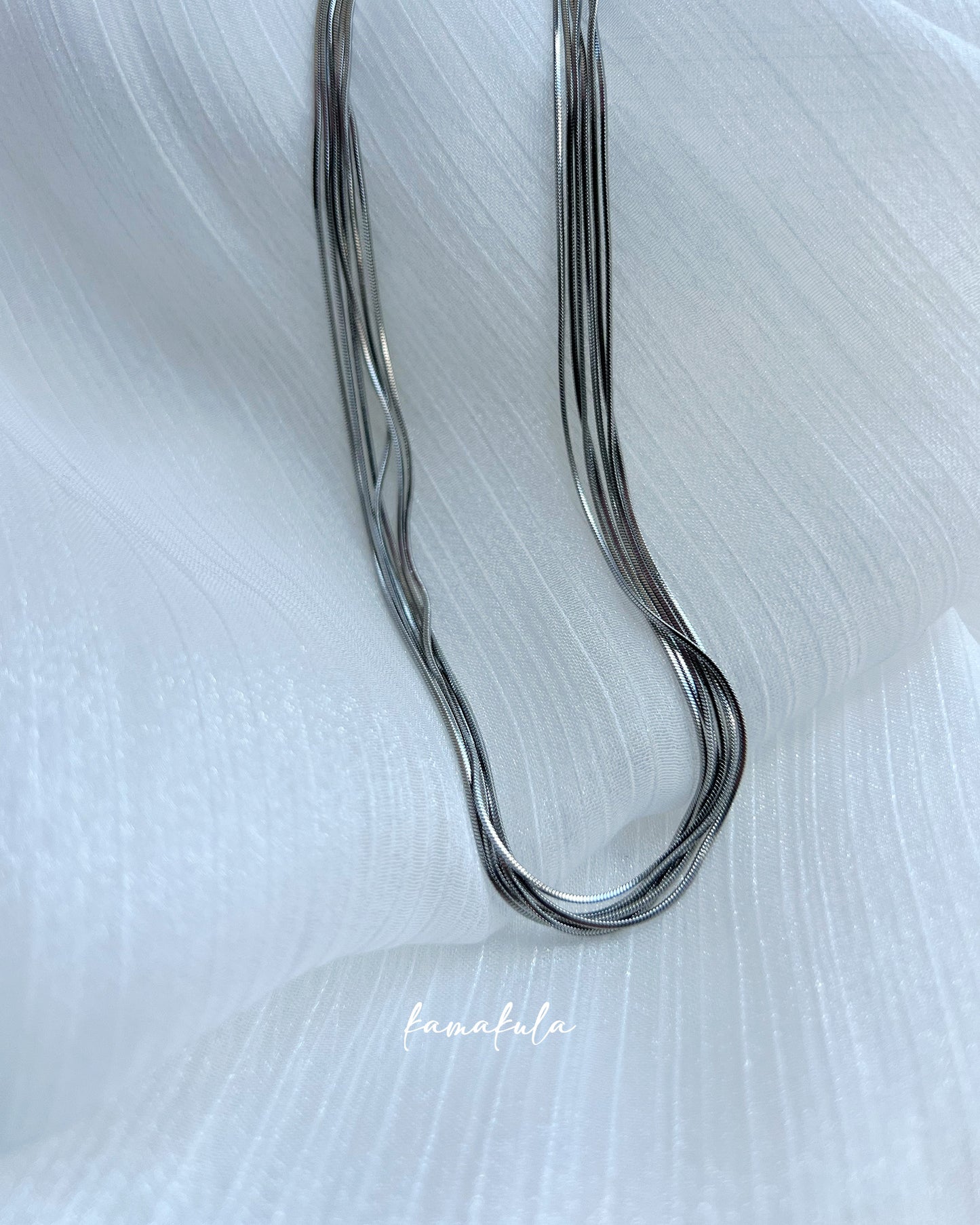 Multi Layer Cord Necklace