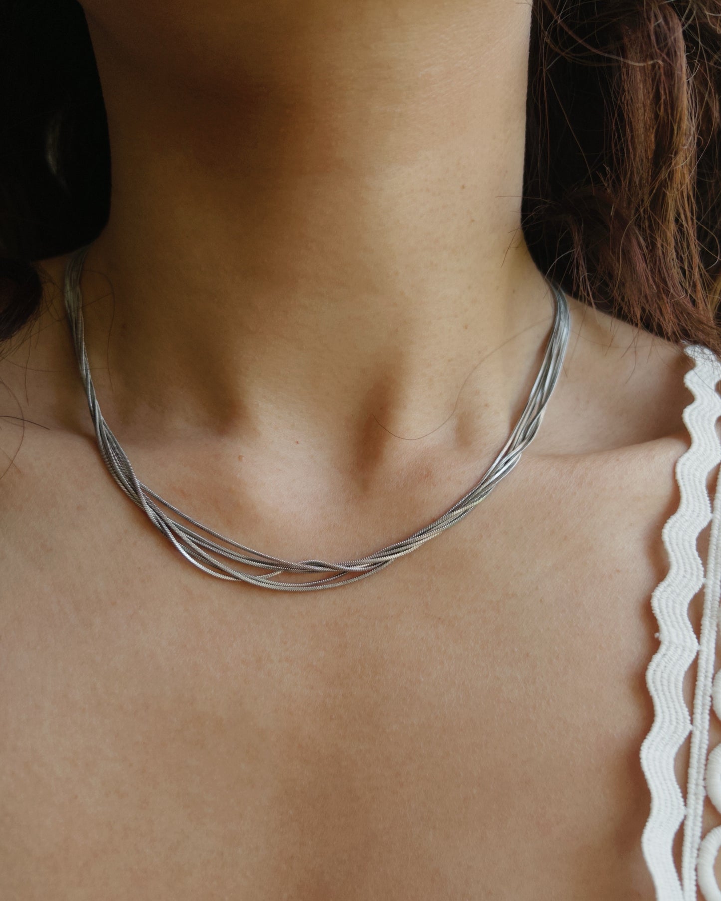 Multi Layer Cord Necklace Waterproof