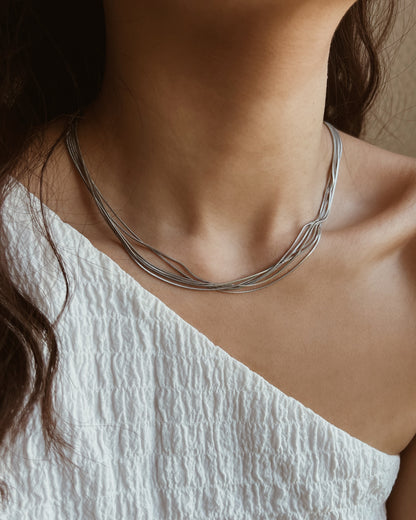 Multi Layer Cord Necklace Waterproof