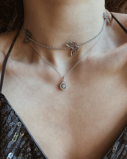 Y2K Butterfly Choker Necklace Waterproof