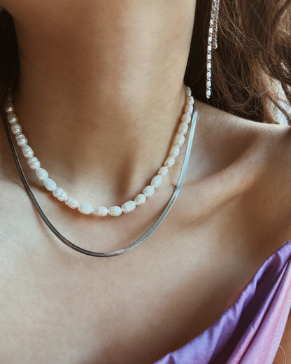 3mm Herringbone Chain Necklace Waterproof
