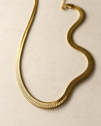 5mm Herringbone Chain Necklace Waterproof