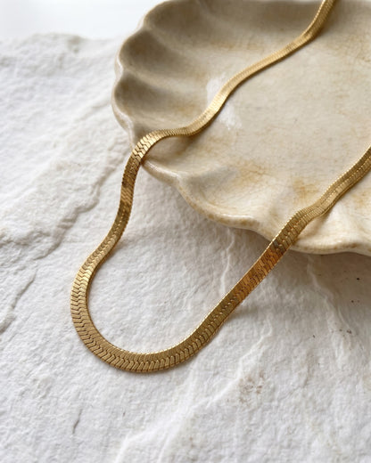 5mm Herringbone Chain Necklace Waterproof