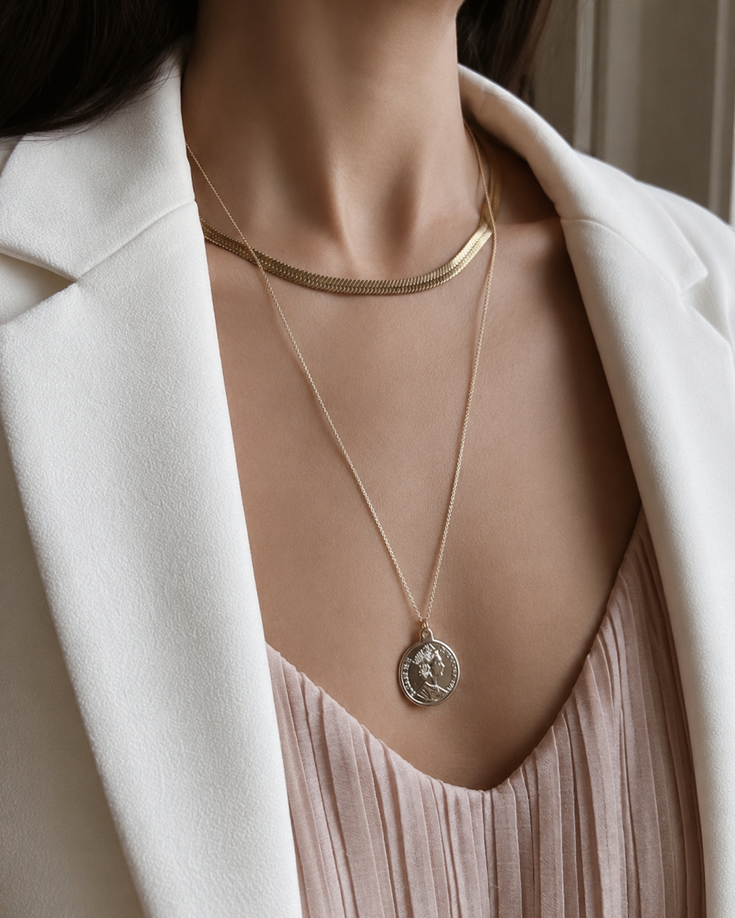 5mm Herringbone Chain Necklace Waterproof