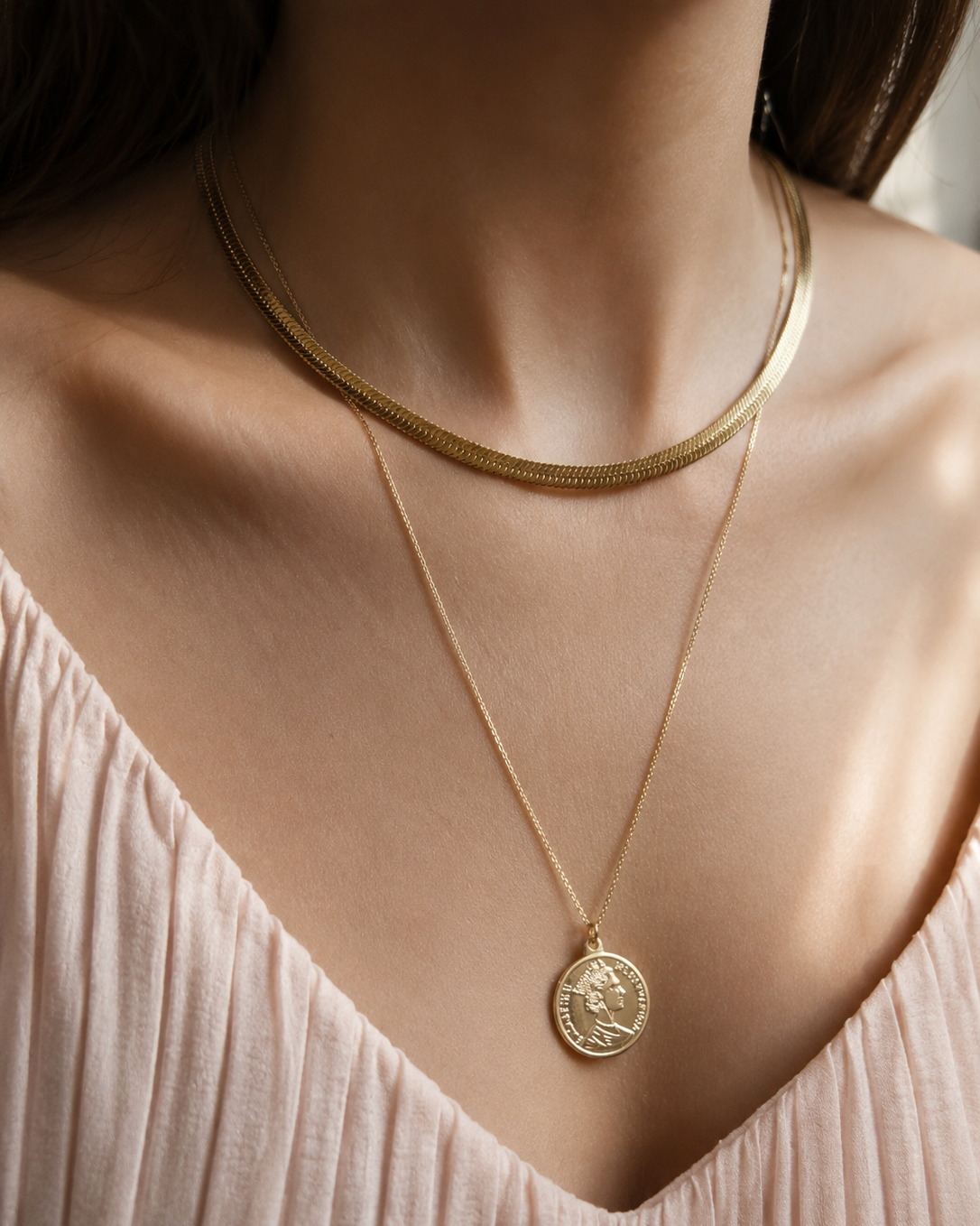 5mm Herringbone Chain Necklace Waterproof