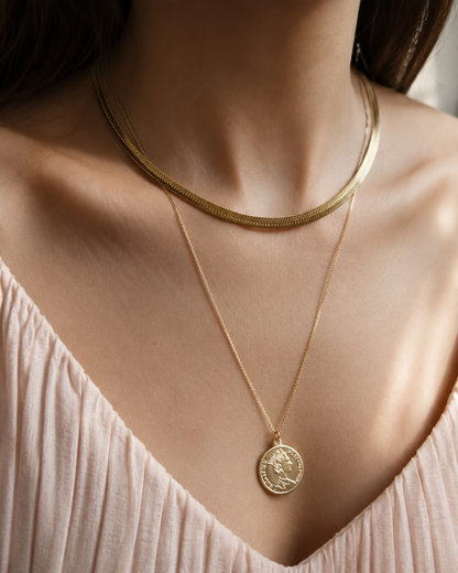 5mm Herringbone Chain Necklace Waterproof