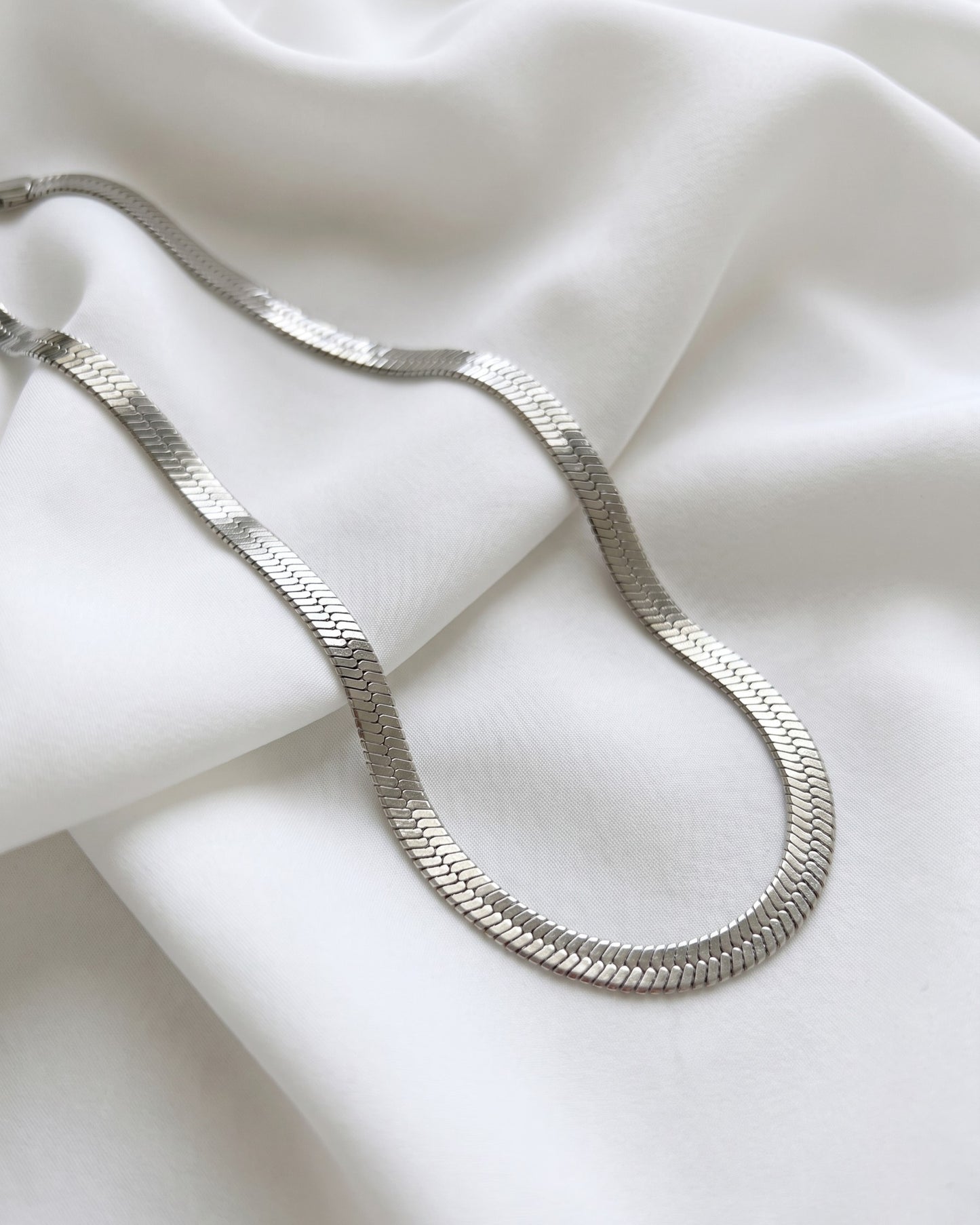5mm Herringbone Chain Necklace Waterproof