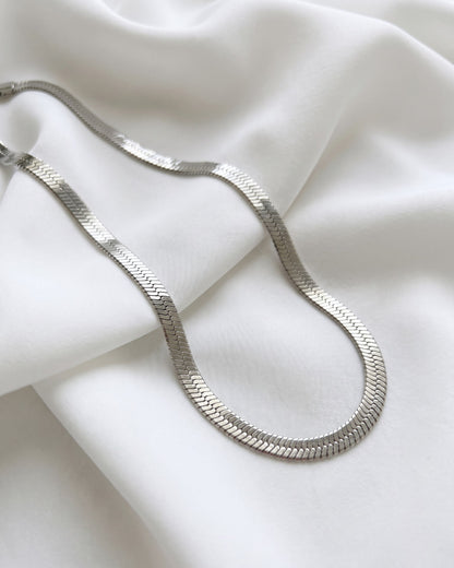 5mm Herringbone Chain Necklace Waterproof