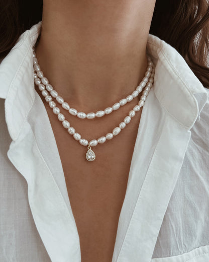 Rice Freshwater Pearl Necklace