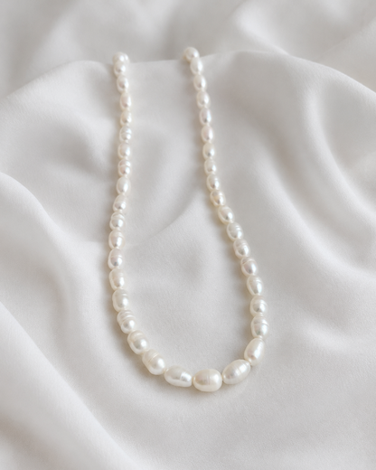 Rice Freshwater Pearl Necklace