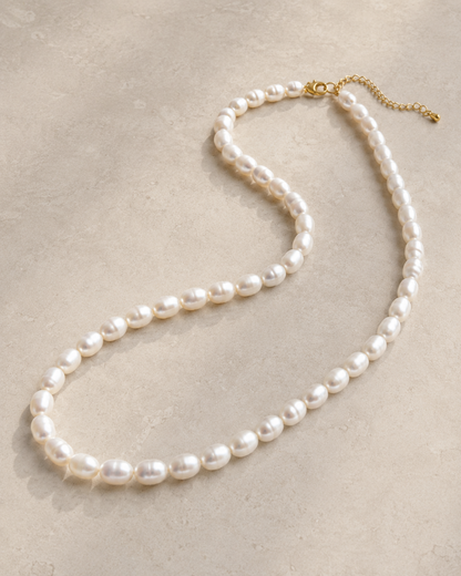 Rice Freshwater Pearl Necklace