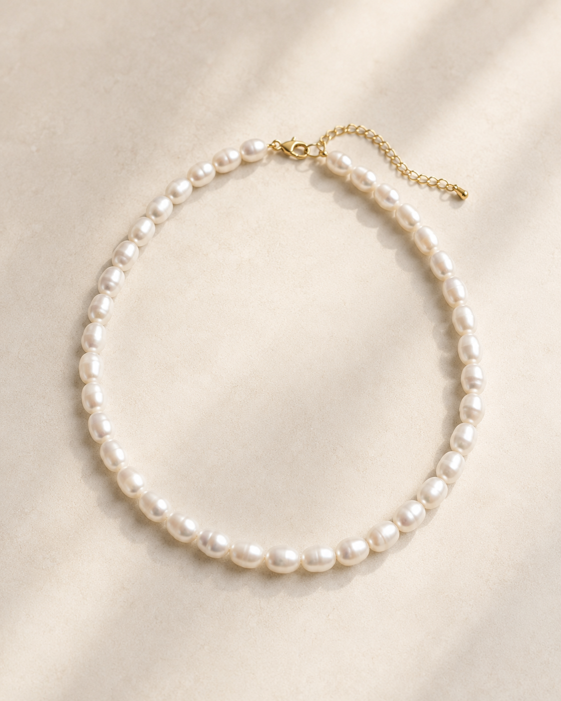 Rice Freshwater Pearl Necklace