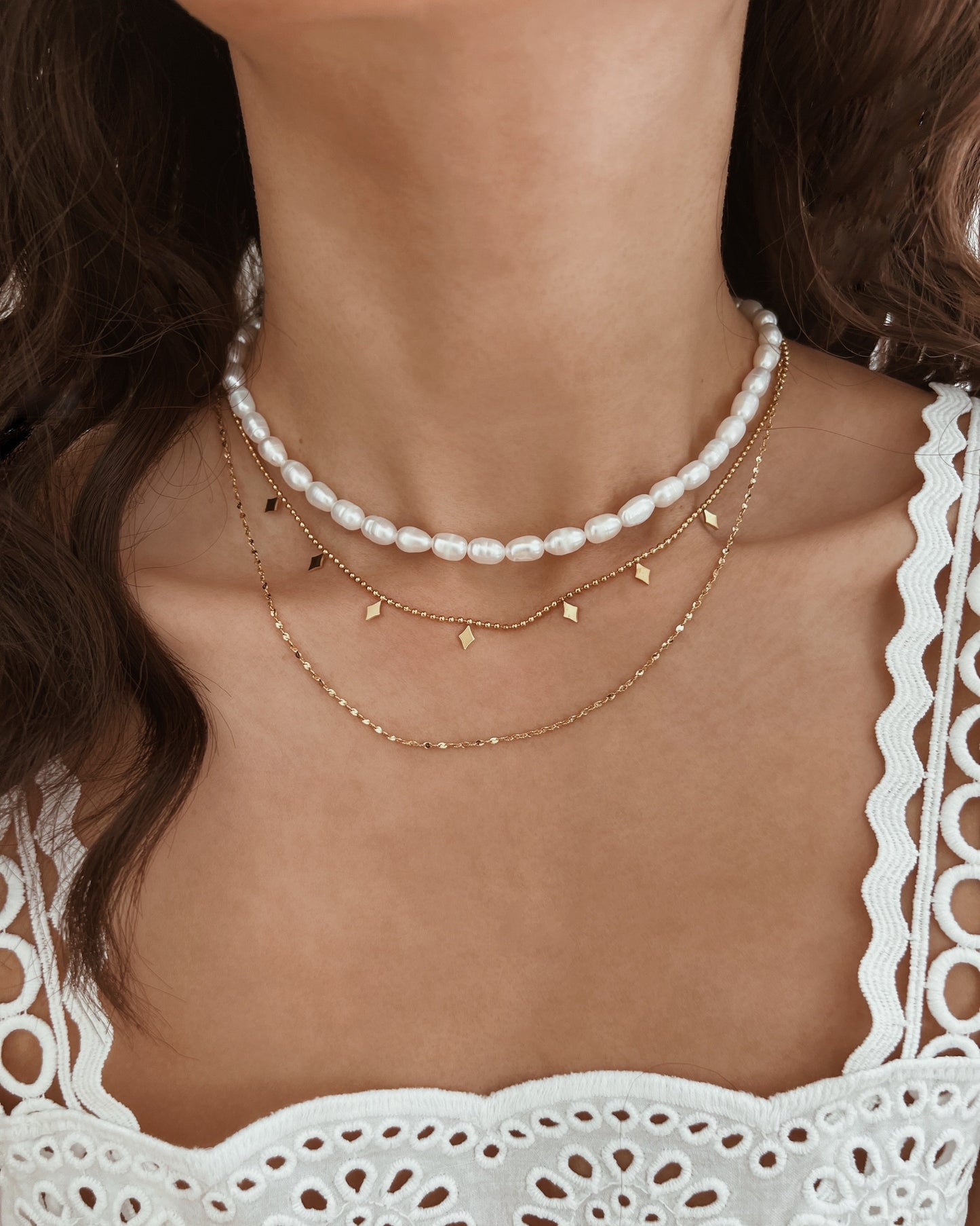 Rice Freshwater Pearl Necklace