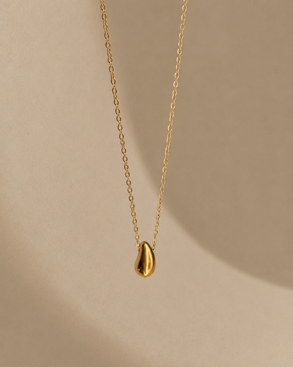 Minimal Teardrop Necklace Waterproof