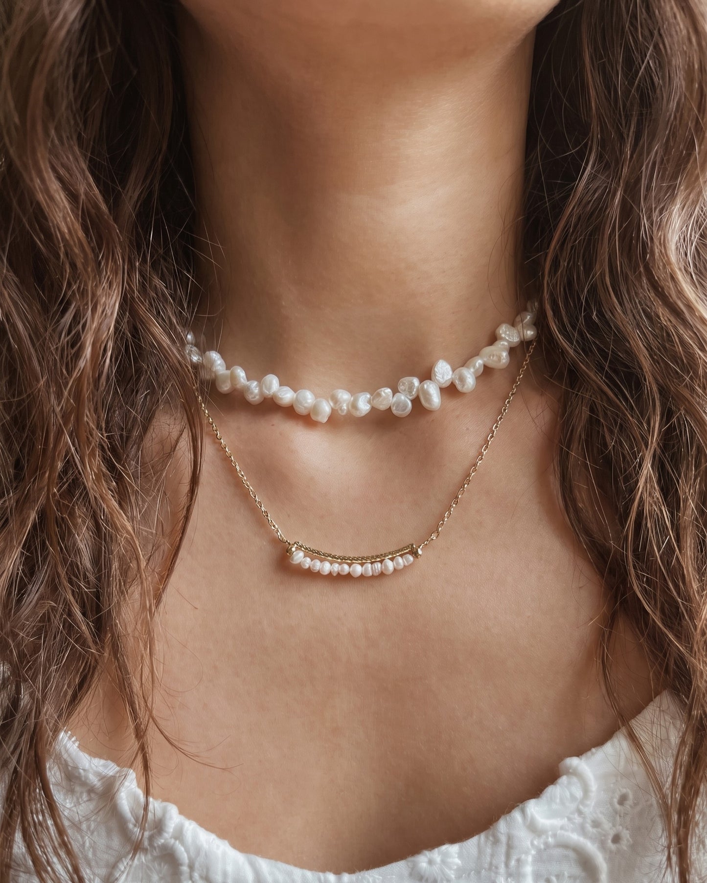 Organic Freshwater Pearl Necklace