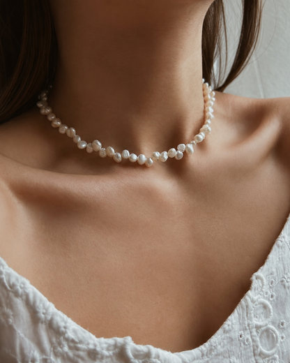 Organic Freshwater Pearl Necklace