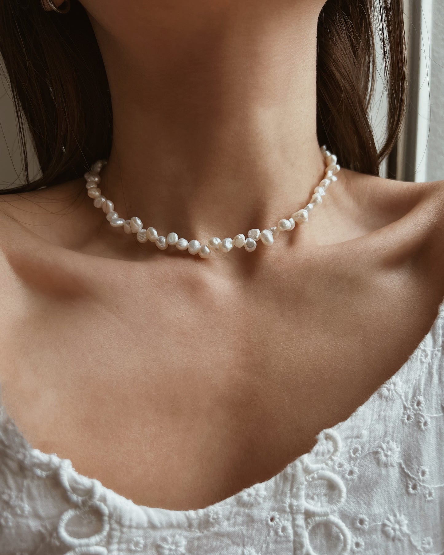 Organic Freshwater Pearl Necklace