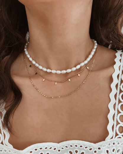 Double Layer Kite Charm Necklace Waterproof