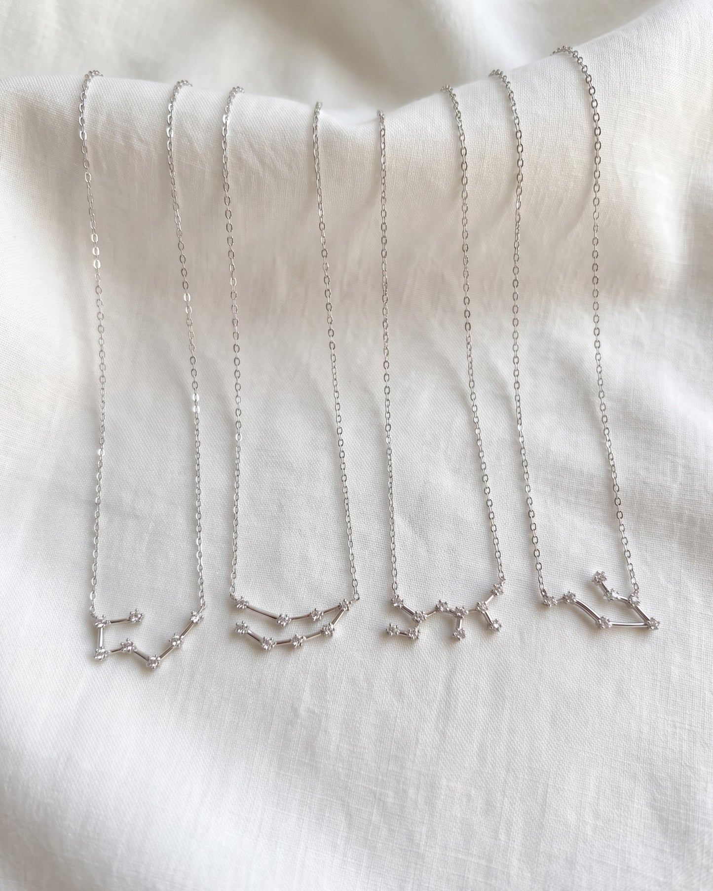 Zodiac Constellation Necklace 925 Silver