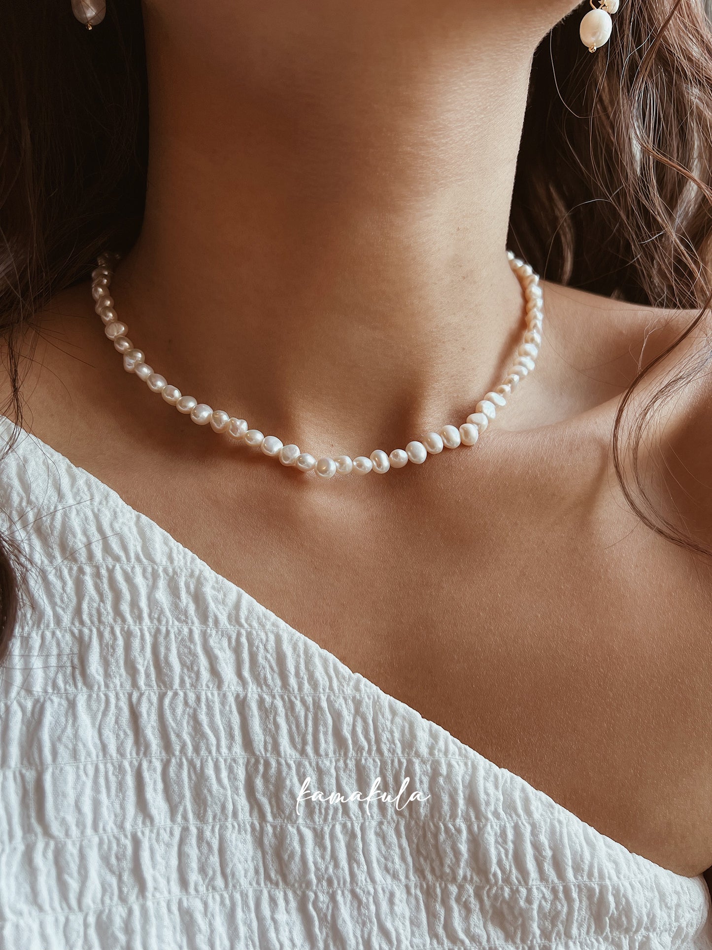Natural Freshwater Pearl Necklace