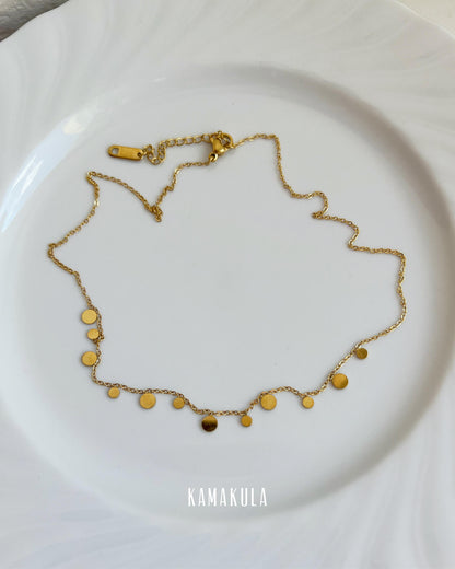 Petite Disc Charm Necklace