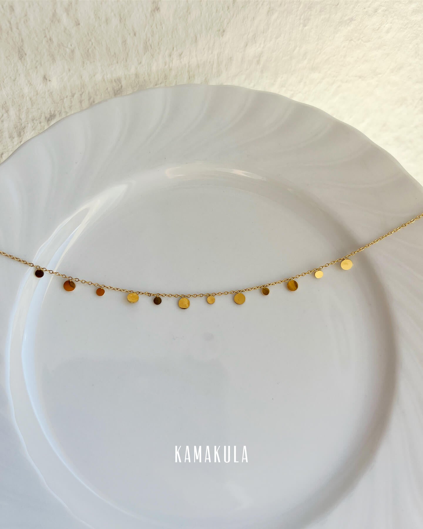 Petite Disc Charm Necklace