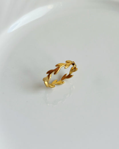 Laurel Leaf Ring Waterproof