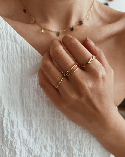 Laurel Leaf Ring Waterproof