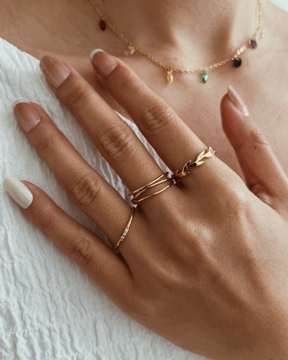 Laurel Leaf Ring Waterproof