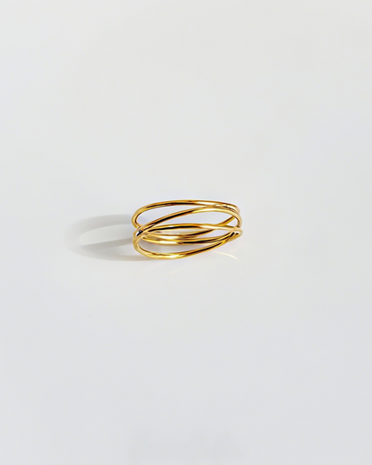 Thin Multi-Band Wire Ring Waterproof