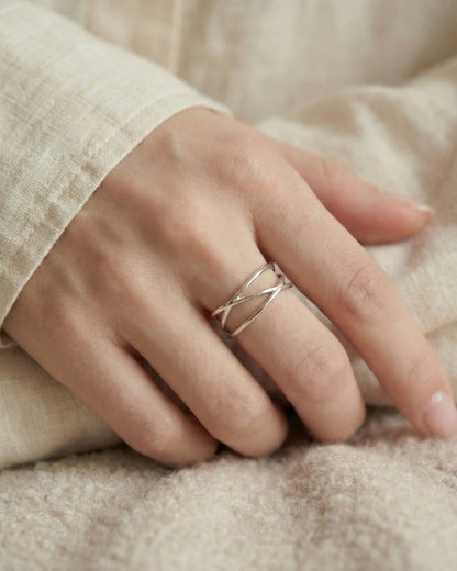 Thin Multi-Band Wire Ring Waterproof