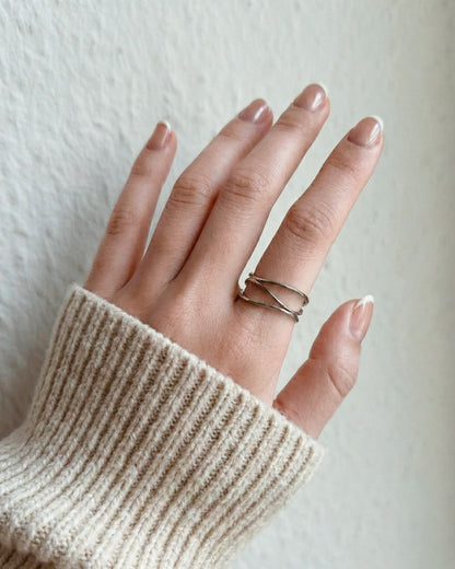 Thin Multi-Band Wire Ring Waterproof